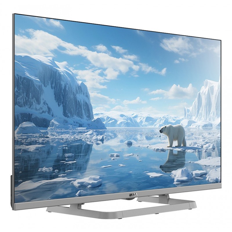 SABA SA32S89VDA Fernseher 81,3 cm (32") HD Smart-TV WLAN Grau 200 cd m²