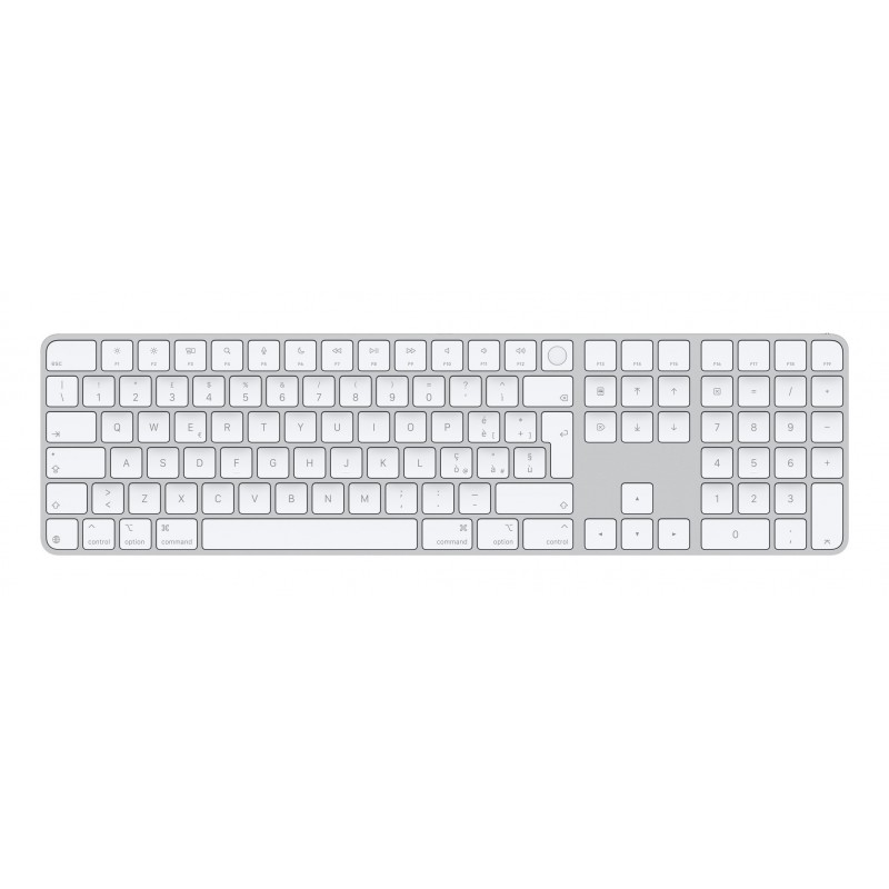 Apple Magic Tastatur Universal USB + Bluetooth QWERTY Italienisch Weiß