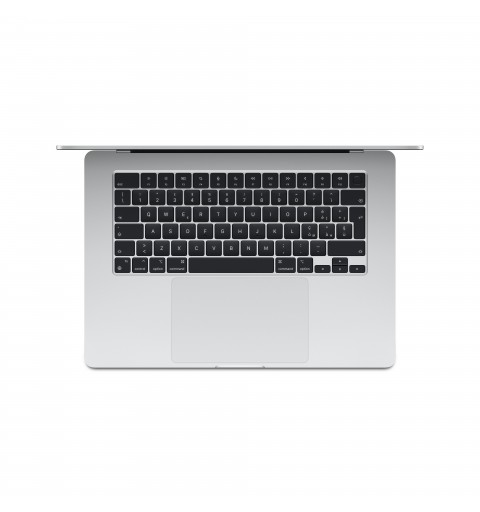 Apple MacBook Air 15-inch M3 chip with 8-core CPU and 10-core GPU, 16GB, 256GB SSD - Silver