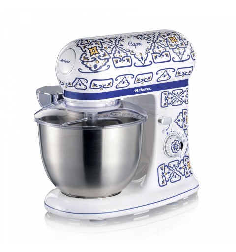 Ariete 1588 Impastatrice Capri, Planetaria, 7 velocità, 2400 Watt, 5,5 litri, Tazza Acciaio Inox