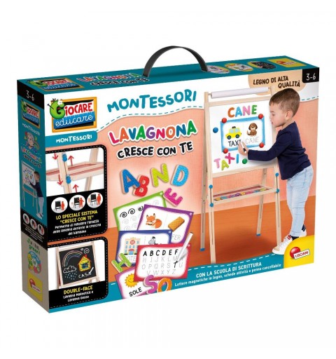 Lisciani 102600 MONTESSORI Lavagna gioco Cresce con Te