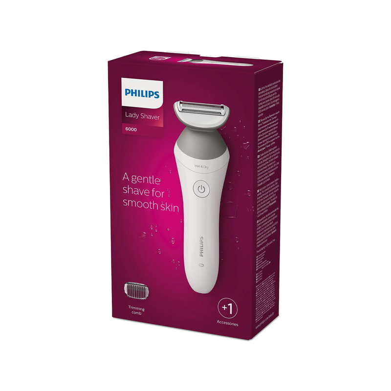 Philips Lady Shaver Series 6000 BRL126/00 Rasoio senza filo per utilizzo Wet & Dry