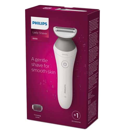 Philips Lady Shaver Series 6000 BRL126/00 Rasoio senza filo per utilizzo Wet & Dry