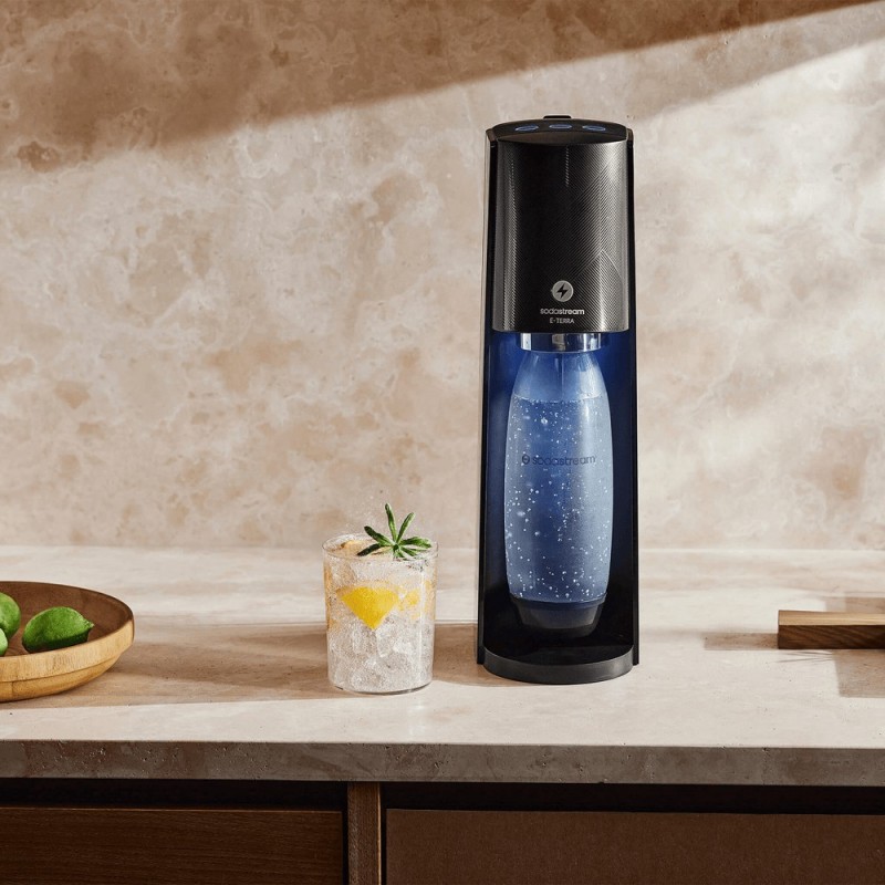 SodaStream E-Terra Métal, Plastique Noir