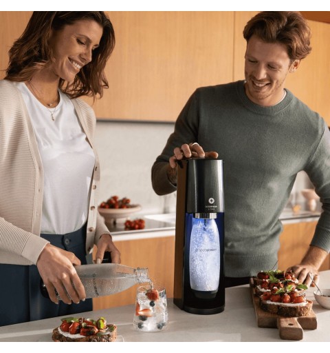 SodaStream E-Terra Métal, Plastique Noir