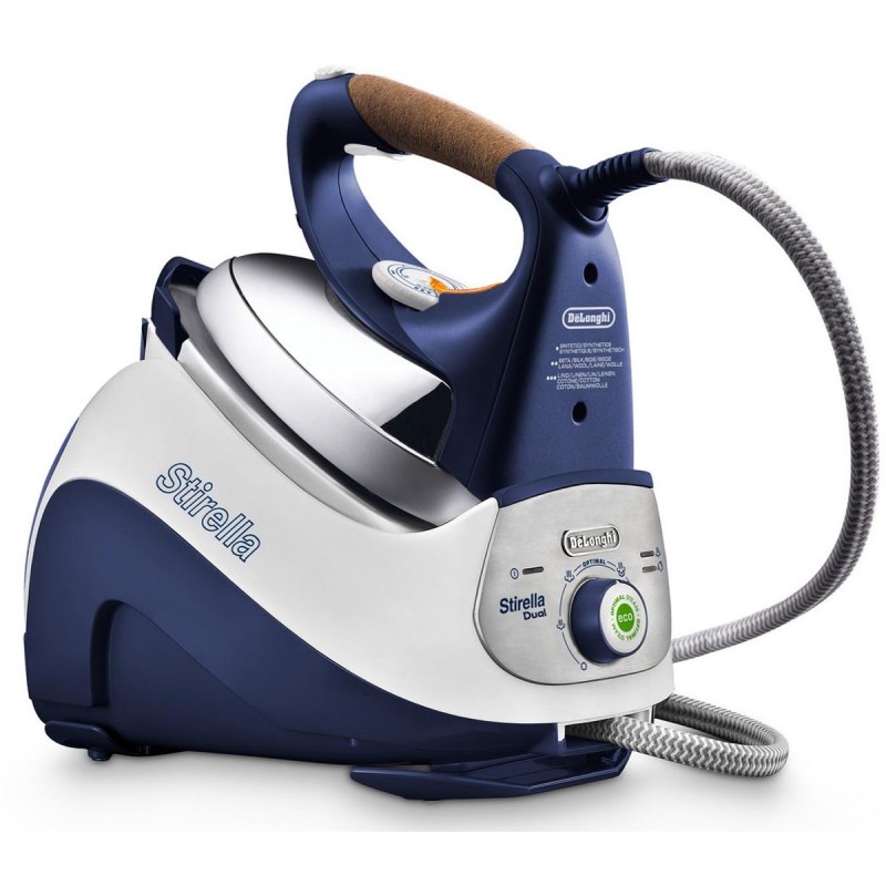 De’Longhi PRO1847X steam ironing station 800 W 1.1 L Aluminium soleplate Blue, White