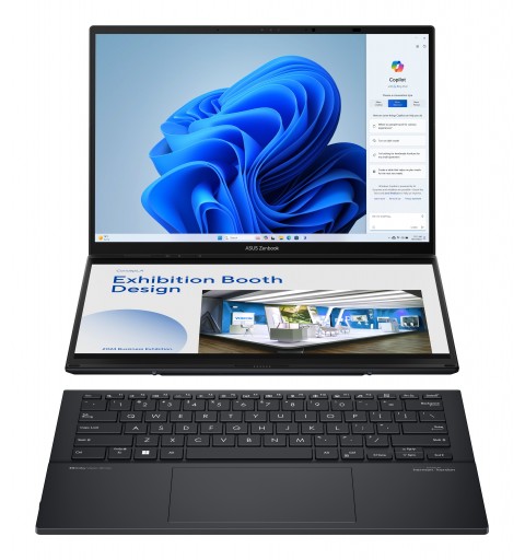 ASUS Zenbook Duo OLED UX8406MA-PZ286W Intel Core Ultra 7 155H Computer portatile 35,6 cm (14") Touch screen 3K 16 GB