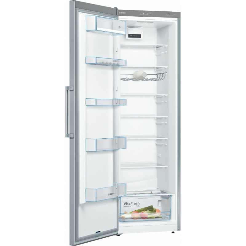 Bosch Serie 4 KSV36VLEP Frigorifero monoporta da libera installazione 186 x 60 cm Metal look Classe E