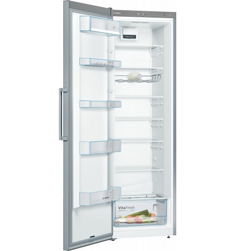 Bosch Serie 4 KSV36VLEP Frigorifero monoporta da libera installazione 186 x 60 cm Metal look Classe E