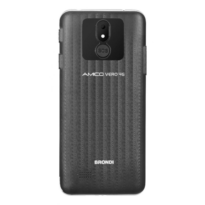 Brondi Amico Vero 4G 14.5 cm (5.7") Dual SIM Android 14 USB Type-C 3 GB 32 GB 2800 mAh Black