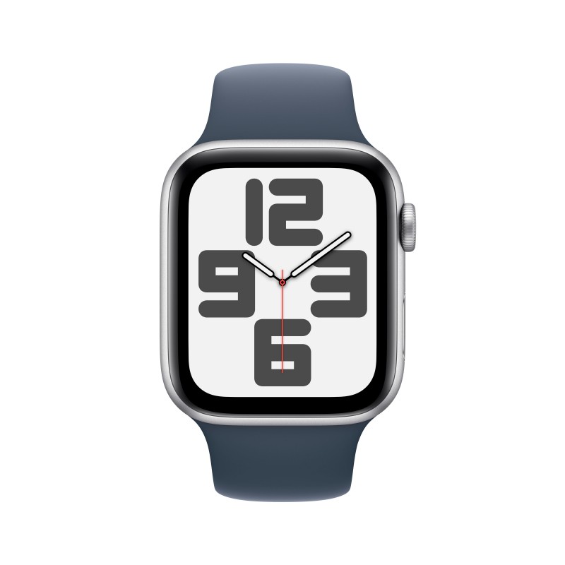 Apple Watch SE OLED 44 mm Digital 368 x 448 Pixeles Pantalla táctil 4G Plata Wifi GPS (satélite)