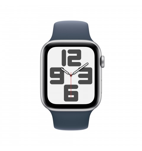 Apple Watch SE OLED 44 mm Digital 368 x 448 Pixeles Pantalla táctil 4G Plata Wifi GPS (satélite)