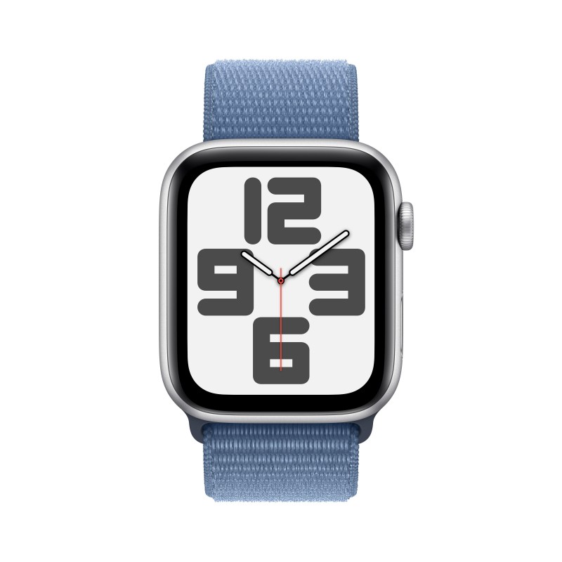 Apple Watch SE GPS + Cellular Cassa 44mm in Alluminio con Cinturino Sport Loop Blu Inverno