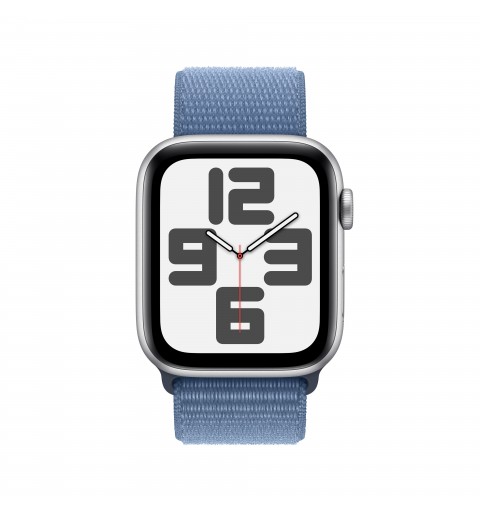 Apple Watch SE GPS + Cellular Cassa 44mm in Alluminio con Cinturino Sport Loop Blu Inverno