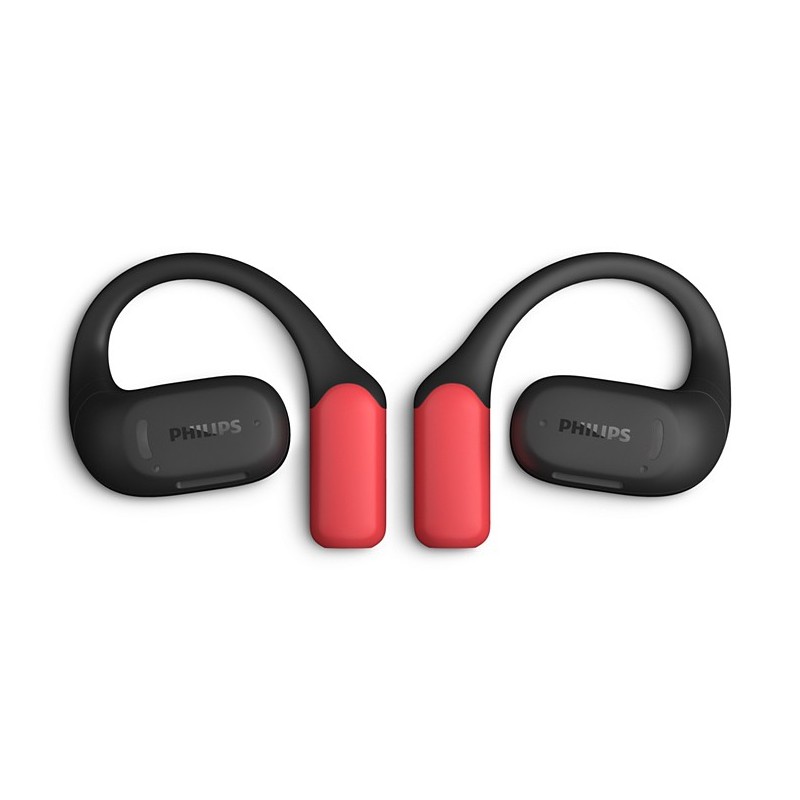 Philips 6000 series TAA6709BK 00 headphones headset True Wireless Stereo (TWS) Ear-hook Sports Bluetooth Black, Red