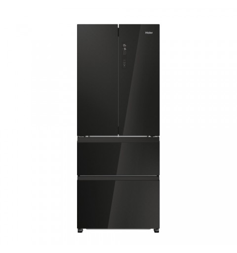 Haier FD 70 Series 3 HFR3718ENGB side-by-side refrigerator Freestanding 402 L E Black