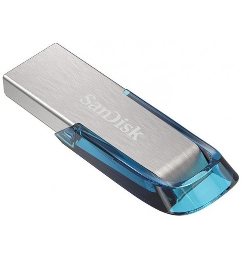 SanDisk Ultra Flair lecteur USB flash 32 Go USB Type-A 3.2 Gen 1 (3.1 Gen 1) Bleu, Argent