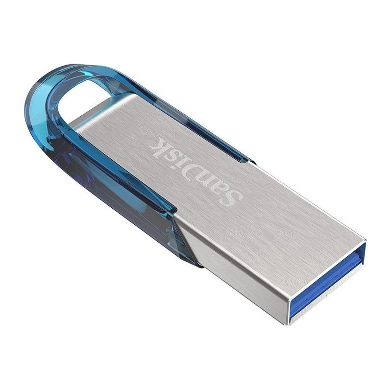 SanDisk Ultra Flair lecteur USB flash 32 Go USB Type-A 3.2 Gen 1 (3.1 Gen 1) Bleu, Argent