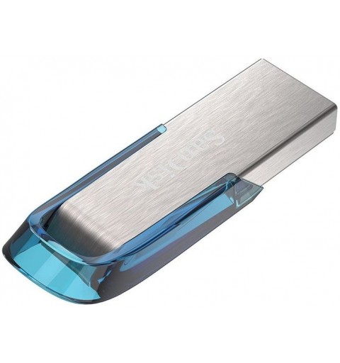 SanDisk Ultra Flair lecteur USB flash 32 Go USB Type-A 3.2 Gen 1 (3.1 Gen 1) Bleu, Argent