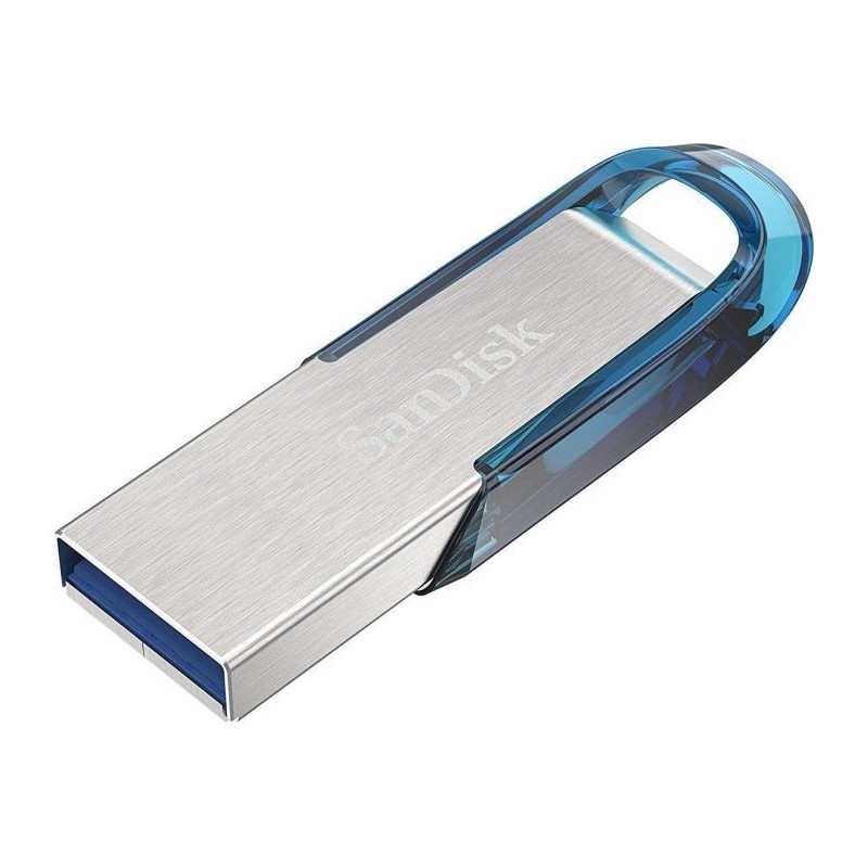 SanDisk Ultra Flair lecteur USB flash 32 Go USB Type-A 3.2 Gen 1 (3.1 Gen 1) Bleu, Argent