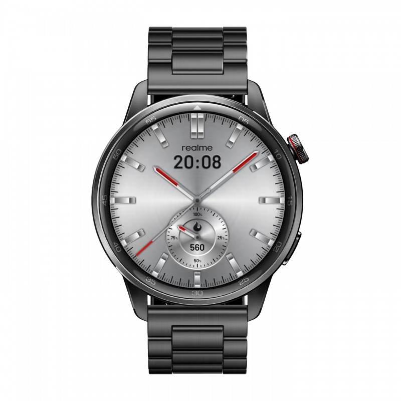 realme Watch S2 3,63 cm (1.43") AMOLED Numérique 466 x 466 pixels Écran tactile Gris