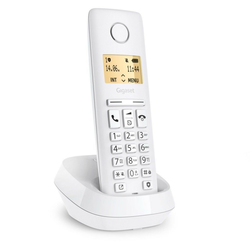 Gigaset PURE 100 Teléfono DECT analógico Identificador de llamadas Blanco