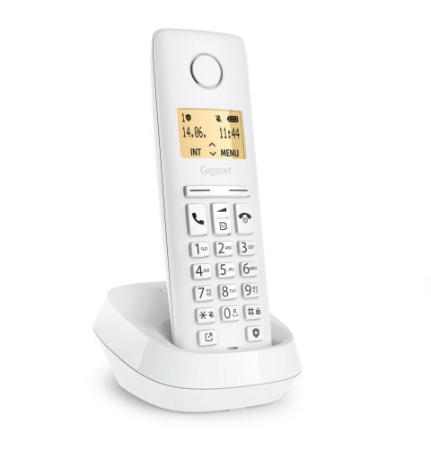 Gigaset PURE 100 Teléfono DECT analógico Identificador de llamadas Blanco