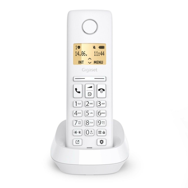 Gigaset PURE 100 Analog DECT telephone Caller ID White