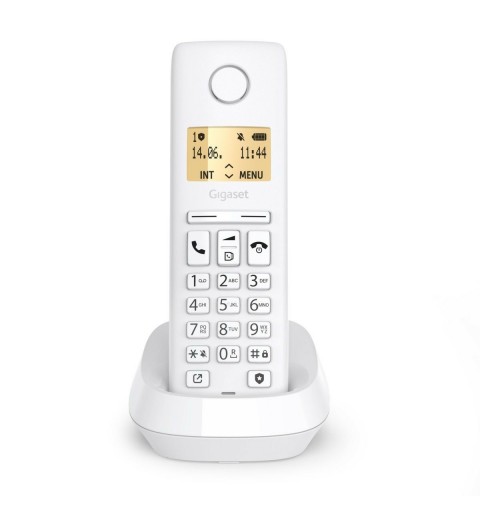 Gigaset PURE 100 Teléfono DECT analógico Identificador de llamadas Blanco