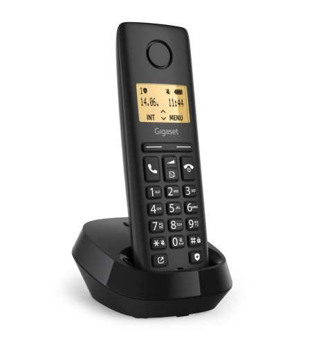 Gigaset PURE 100 Telefono analogico DECT Identificatore di chiamata Nero