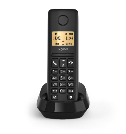 Gigaset PURE 100 Telefono analogico DECT Identificatore di chiamata Nero