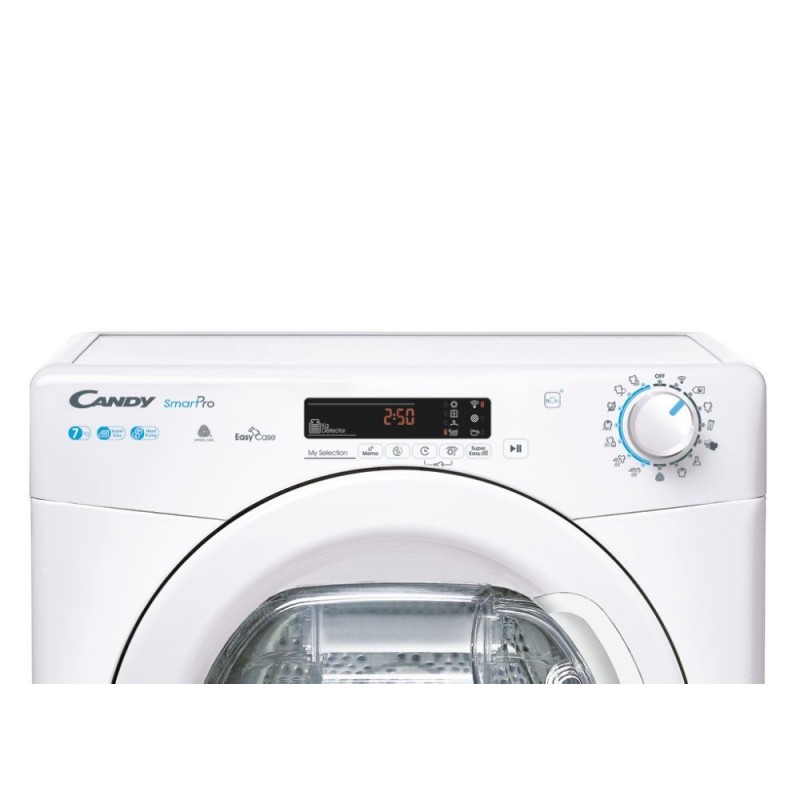 Candy Smart Pro CSOE H7A2DE-S asciugatrice Libera installazione Caricamento frontale 7 kg A++ Bianco