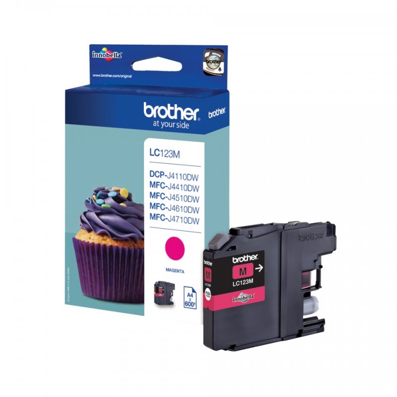 Brother LC-123M ink cartridge 1 pc(s) Original Magenta