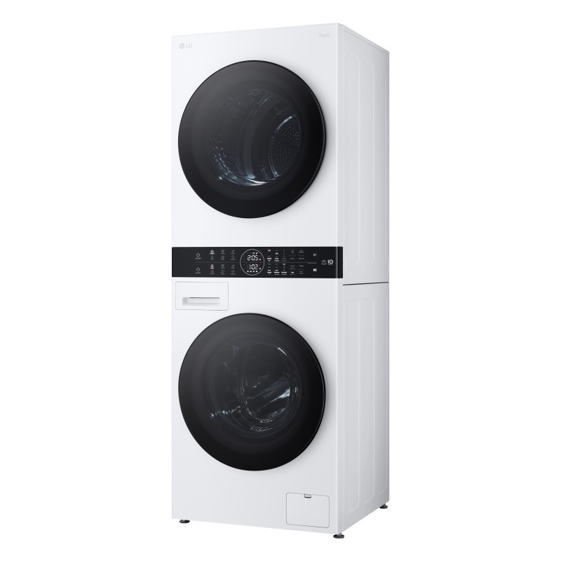 LG WT1210WWF machine à laver avec sèche linge Pose libre Charge avant Blanc A