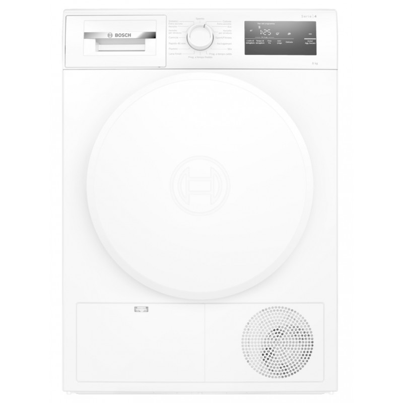 Bosch WTH83208II asciugatrice Libera installazione Caricamento frontale 8 kg A++ Bianco