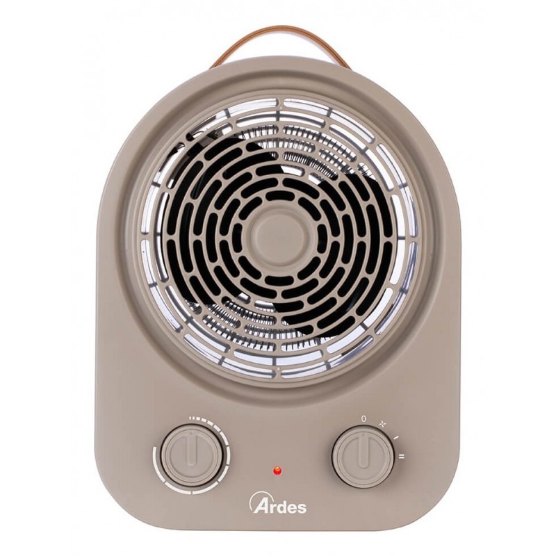 Ardes AR4F17 stufetta elettrica Interno Beige, Bianco 2000 W Riscaldatore ambiente elettrico con ventilatore