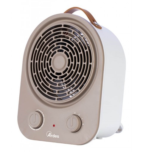 Ardes AR4F17 electric space heater Indoor Beige, White 2000 W Fan electric space heater