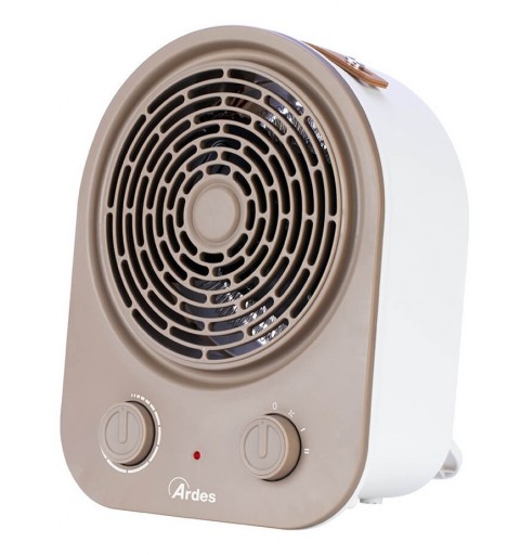 Ardes AR4F17 electric space heater Indoor Beige, White 2000 W Fan electric space heater