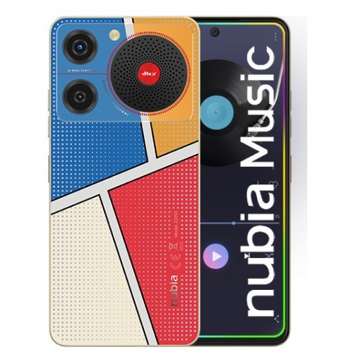 ZTE Nubia Music - Pop Art 16,8 cm (6.6") Dual-SIM Android 14 USB Typ-C 4 GB 128 GB 5000 mAh Mehrfarbig