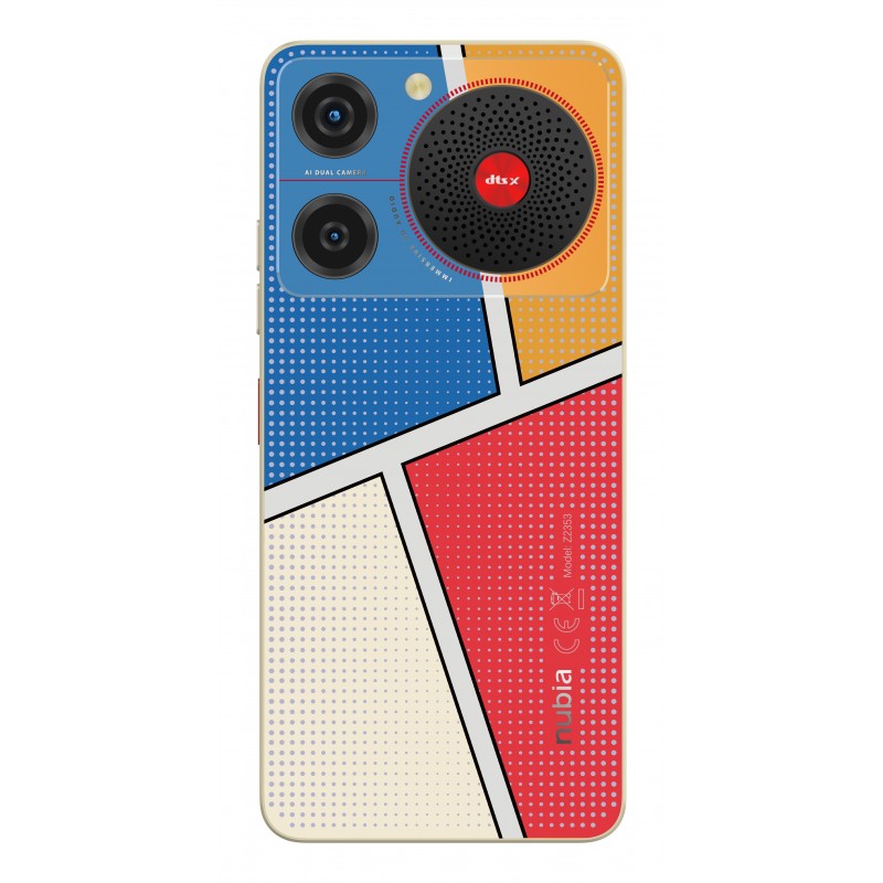 ZTE Nubia Music - Pop Art 16,8 cm (6.6") Dual-SIM Android 14 USB Typ-C 4 GB 128 GB 5000 mAh Mehrfarbig