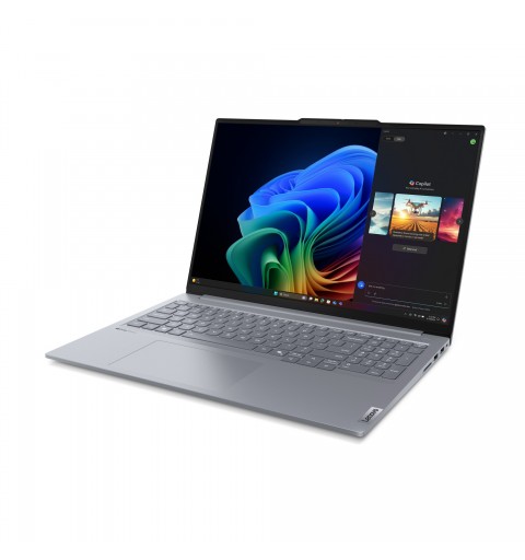 Lenovo ThinkBook 16 G7 QOY Qualcomm Snapdragon X1P-42-100 Computer portatile 40,6 cm (16") WUXGA 16 GB LPDDR5x-SDRAM 512 GB SSD