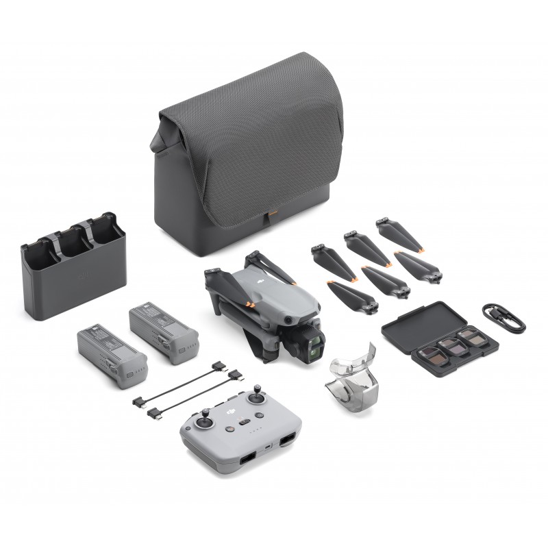 DJI Air 3s 4 Rotoren Quadrocopter 50 MP 3840 x 2160 Pixel 4276 mAh Grau