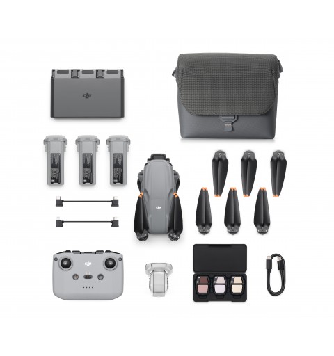 DJI Air 3s 4 Rotoren Quadrocopter 50 MP 3840 x 2160 Pixel 4276 mAh Grau