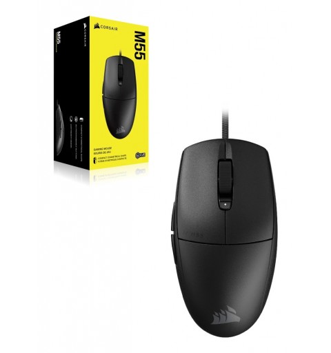 Corsair M55 ratón Juego mano derecha USB tipo A Óptico 16000 DPI