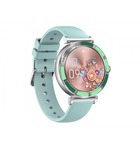 Trevi T-FIT 245 L 3.23 cm (1.27") IPS 41 mm Digital Touchscreen Green, Metallic