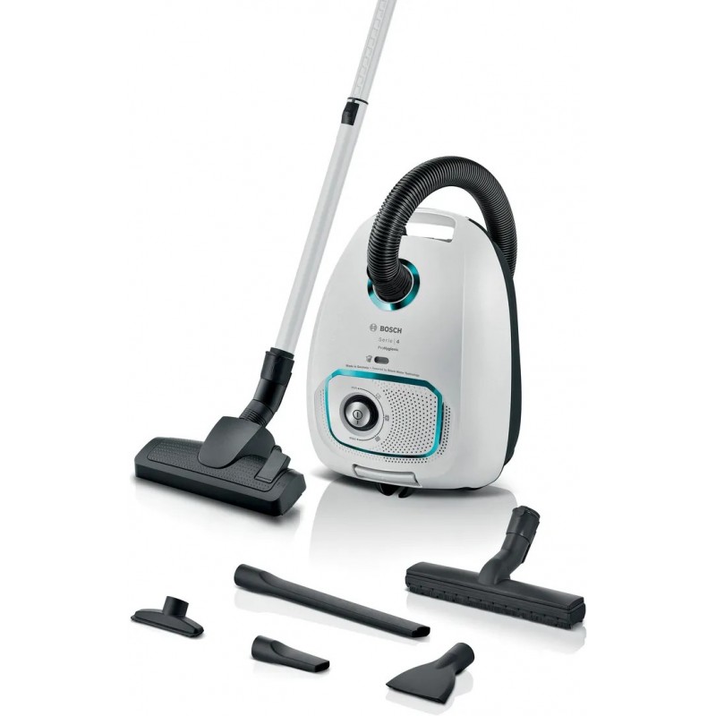 Bosch Serie 4 Aspirapolvere con sacco ProHygienic Bianco