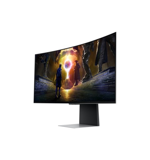 Samsung S34DG850SU computer monitor 86.4 cm (34") 3440 x 1440 pixels UltraWide Quad HD OLED Silver