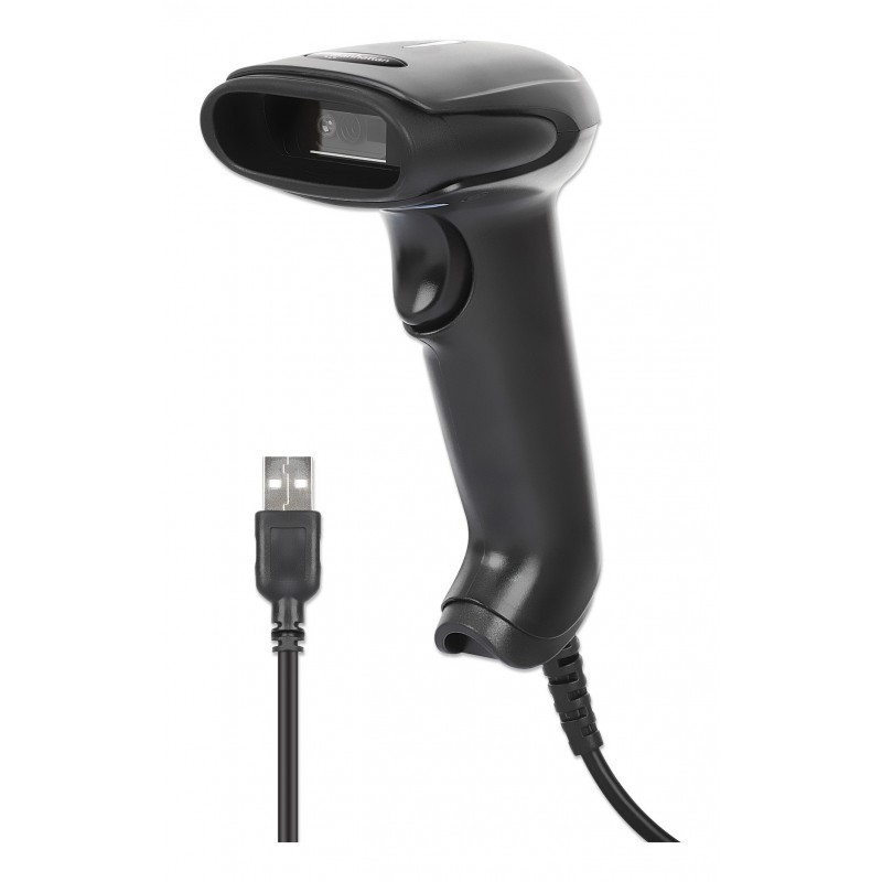 Manhattan Contact CCD Handheld Barcode Scanner, USB, 60mm Scan Width, Cable 152cm, Max Ambient Light 5,000 lux (sunlight),