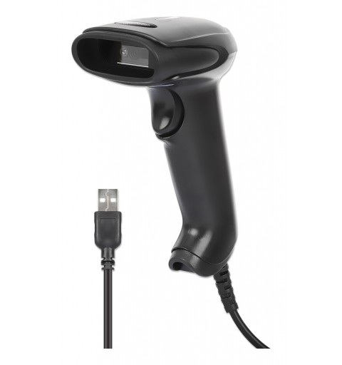 Manhattan Contact CCD Handheld Barcode Scanner, USB, 60mm Scan Width, Cable 152cm, Max Ambient Light 5,000 lux (sunlight),