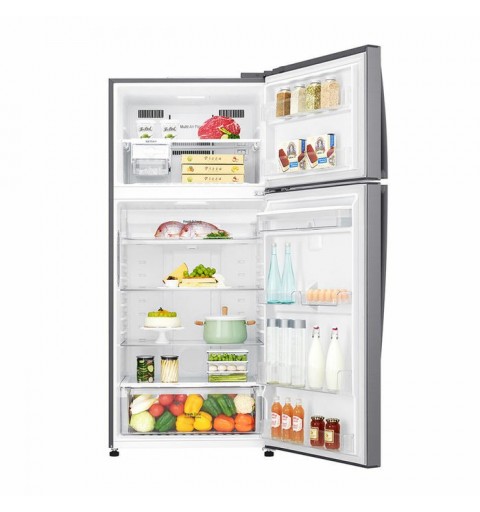 LG GTF916PZPED Frigorifero doppia porta maxi, Classe E, 592L, Wi-Fi, Dispenser acqua, Inox